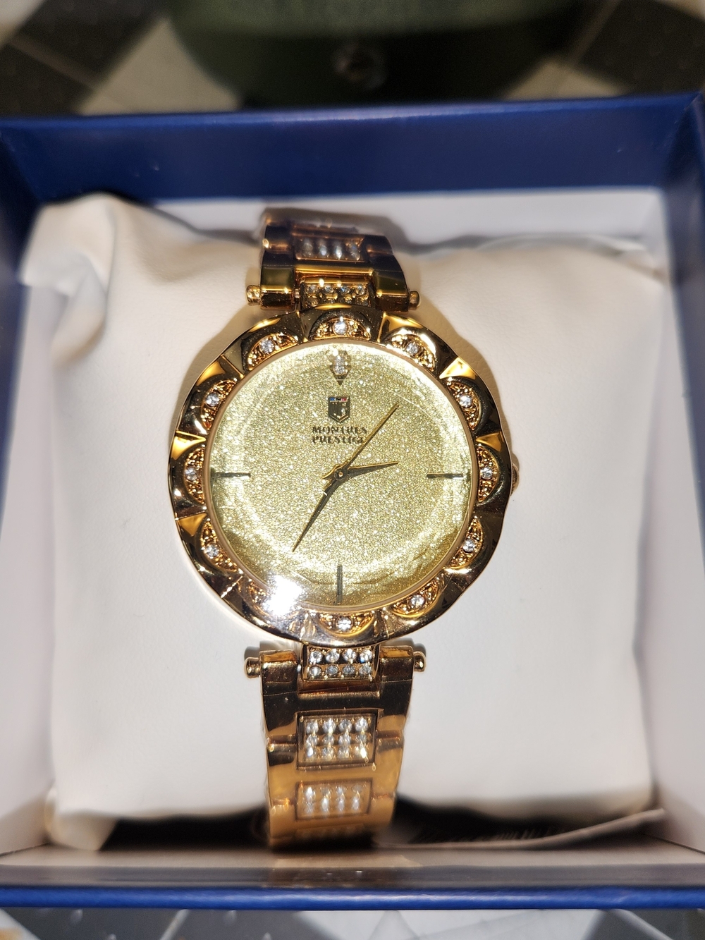 Montres PRESTEGE Crystal Accent Bracelet Watch - Sparkling Dial